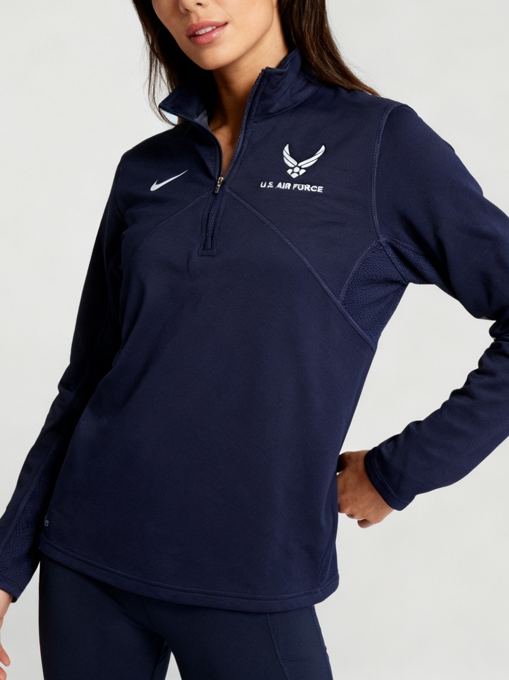 Nike Navy U.S. Air Force Quarter-Zip Pullover